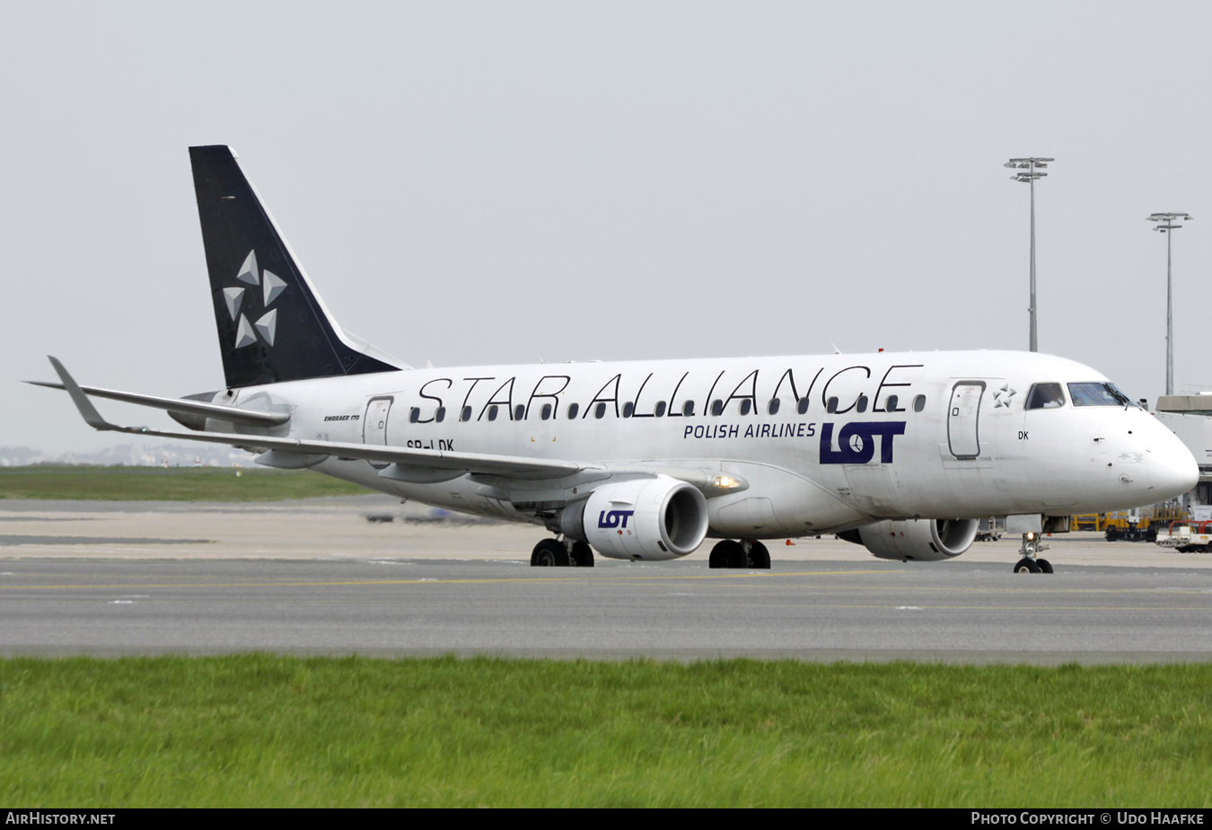 Aircraft Photo of SP-LDK | Embraer 170LR (ERJ-170-100LR) | LOT Polish Airlines - Polskie Linie Lotnicze | AirHistory.net #553899