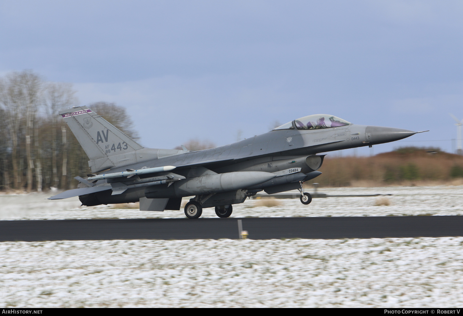 Aircraft Photo of 88-0443 / AF88-443 | General Dynamics F-16CM Fighting Falcon | USA - Air Force | AirHistory.net #553917