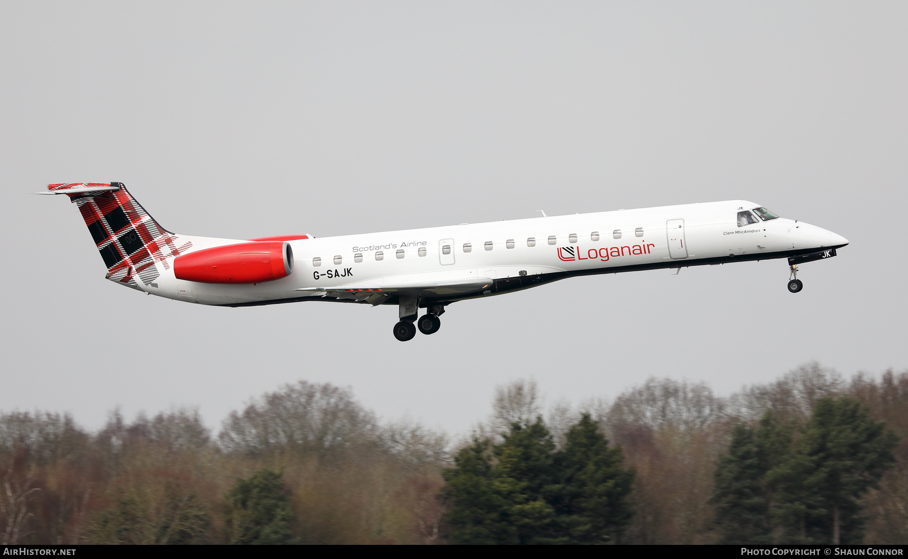 Aircraft Photo of G-SAJK | Embraer ERJ-145EP (EMB-145EP) | Loganair | AirHistory.net #553920