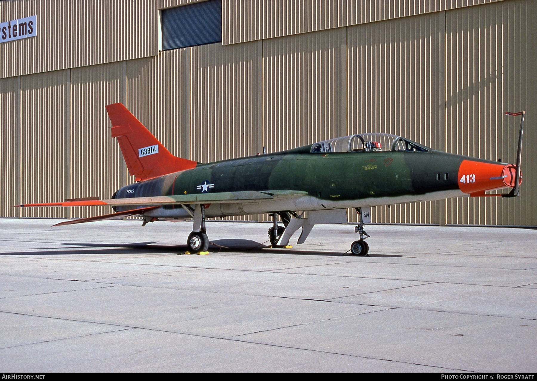 Aircraft Photo of 56-3814 / 63814 | North American F-100F Super Sabre | USA - Air Force | AirHistory.net #553922