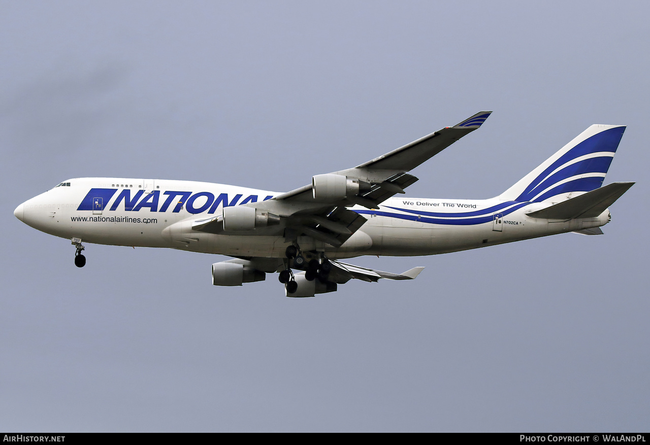 Aircraft Photo of N702CA | Boeing 747-412(BCF) | National Airlines | AirHistory.net #553946