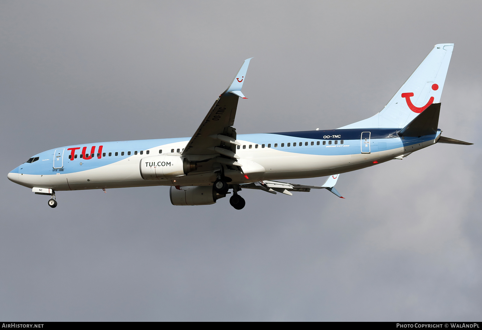 Aircraft Photo of OO-TNC | Boeing 737-8K5 | TUI | AirHistory.net #553951