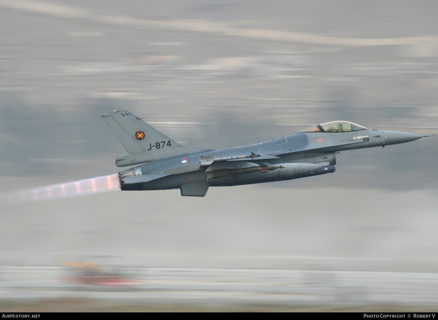 Aircraft Photo of J-874 | General Dynamics F-16AM Fighting Falcon | Netherlands - Air Force | AirHistory.net #553958