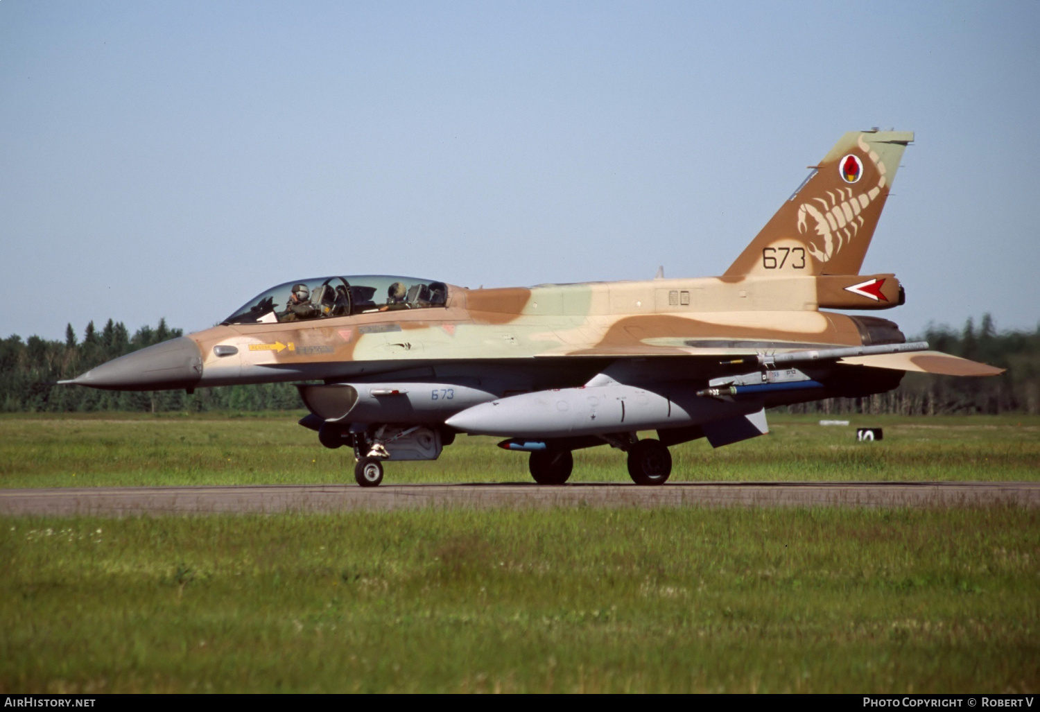 Aircraft Photo of 673 | General Dynamics F-16D Barak | Israel - Air Force | AirHistory.net #553967