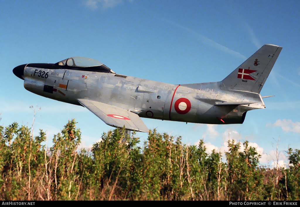 Aircraft Photo of F-326 | North American F-86D Sabre | Denmark - Air Force | AirHistory.net #553983