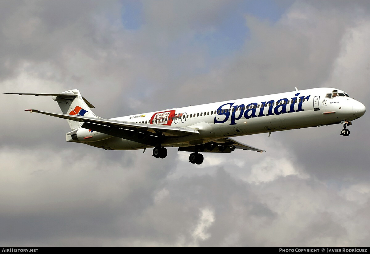 Aircraft Photo of EC-HHF | McDonnell Douglas MD-82 (DC-9-82) | Spanair | AirHistory.net #554037