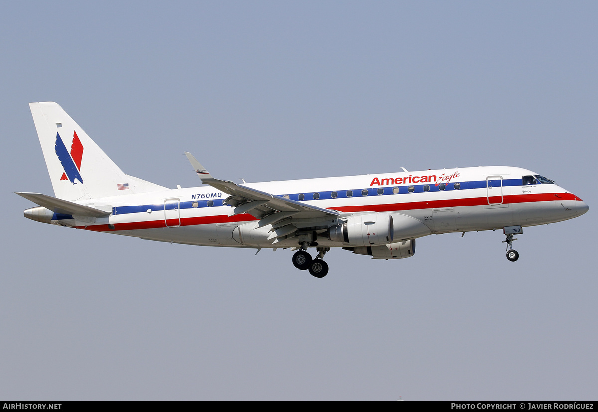 Aircraft Photo of N760MQ | Embraer 170STD (ERJ-170-100STD) | American Eagle | AirHistory.net #554078