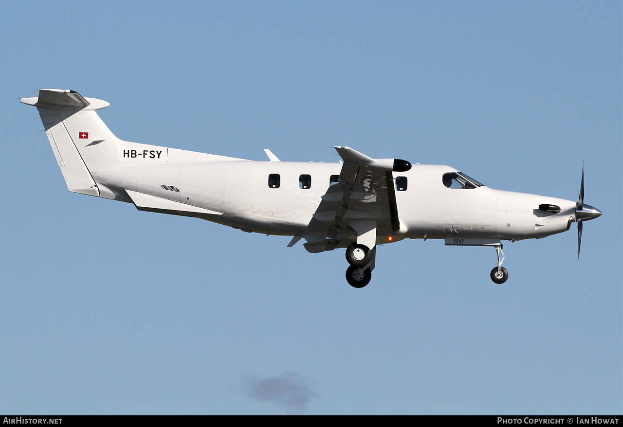 Aircraft Photo of HB-FSY | Pilatus PC-12NGX (PC-12/47E) | AirHistory.net #554084