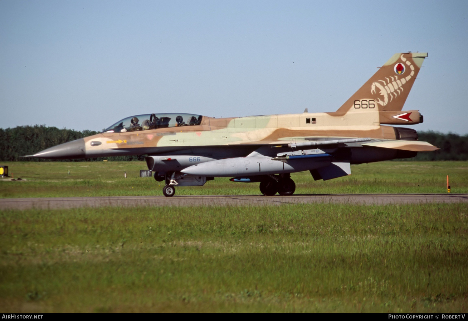 Aircraft Photo of 666 | General Dynamics F-16D Barak | Israel - Air Force | AirHistory.net #554085