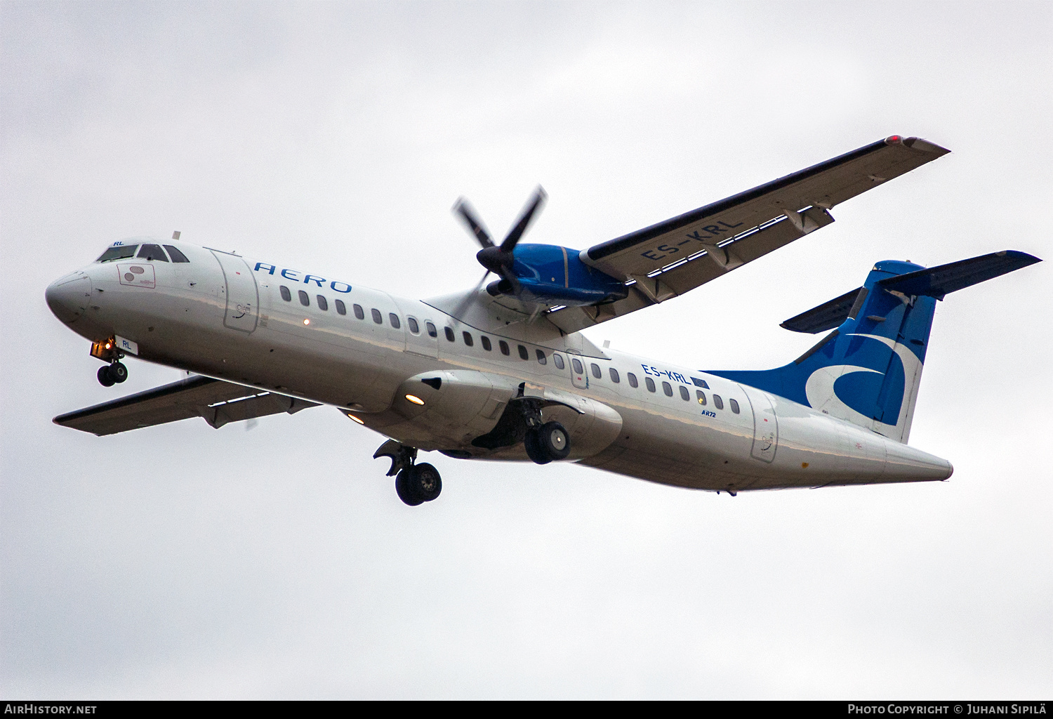 Aircraft Photo of ES-KRL | ATR ATR-72-201 | Aero Airlines | AirHistory.net #554094