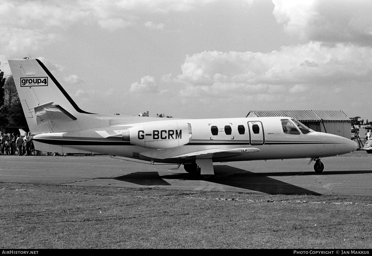 Aircraft Photo of G-BCRM | Cessna 500 Citation | Group 4 Aviation | AirHistory.net #554109