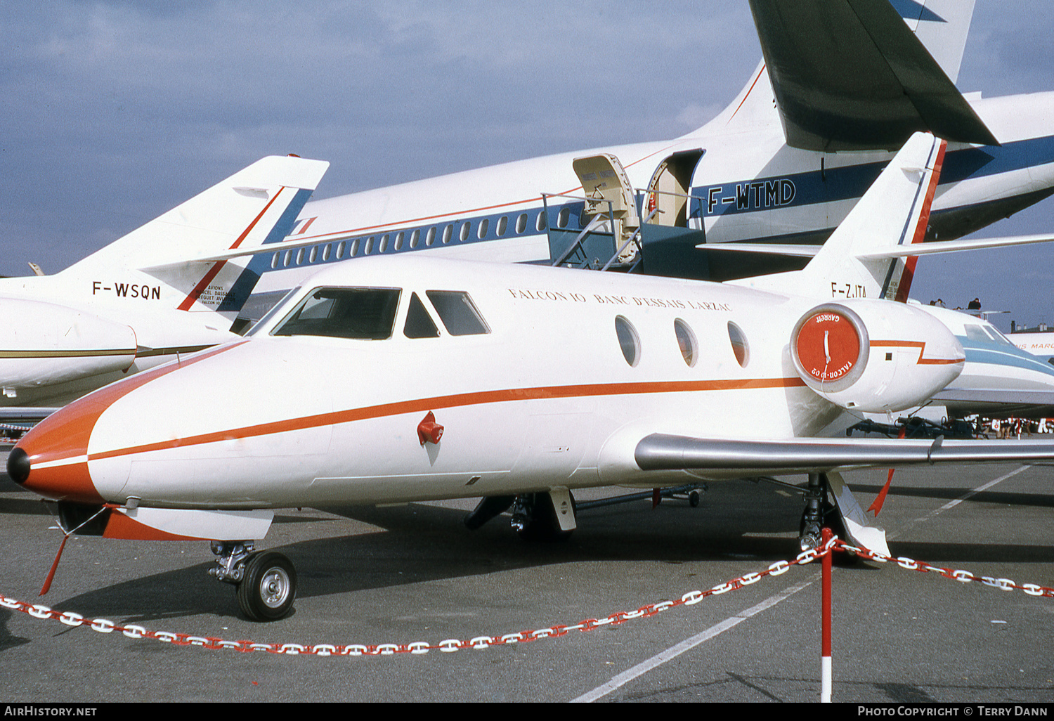 Aircraft Photo of F-ZJTA | Dassault Falcon 10 | Banc d'Essais Larzac | AirHistory.net #554113