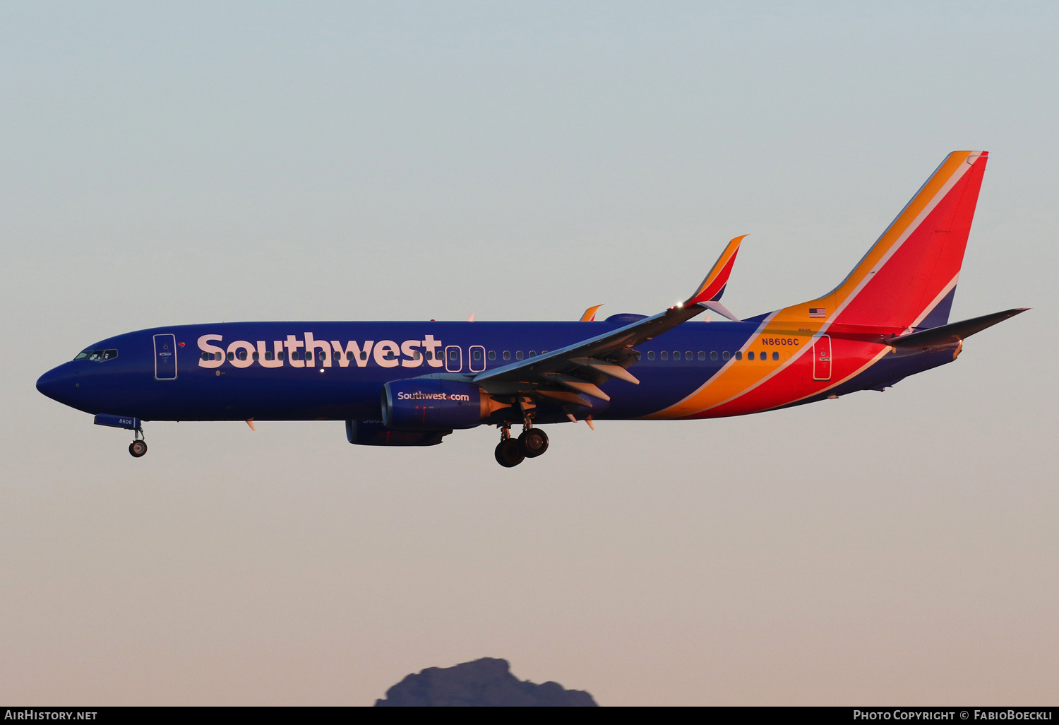 Aircraft Photo of N8606C | Boeing 737-8H4 | Southwest Airlines | AirHistory.net #554118
