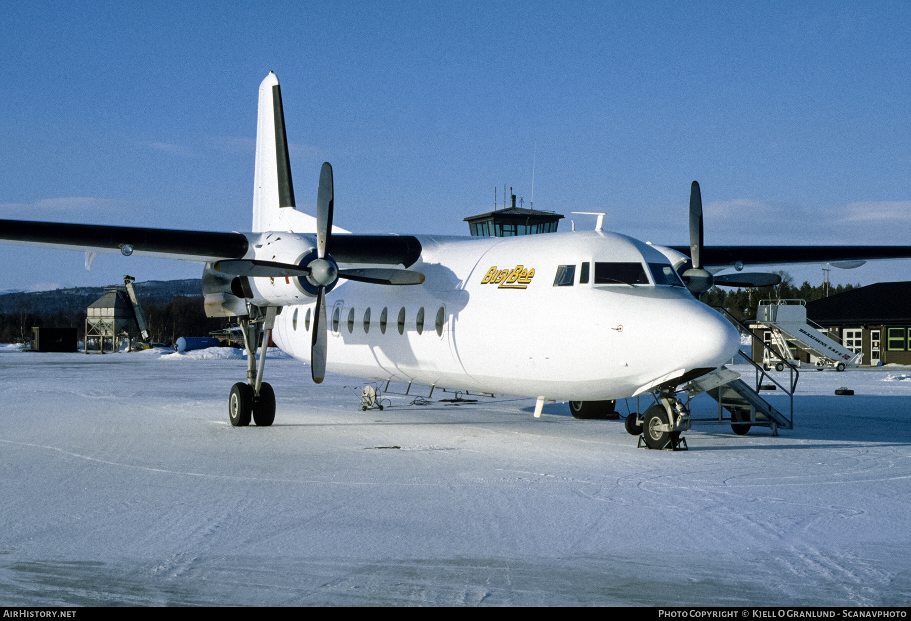 Aircraft Photo of LN-SUE | Fokker F27-100 Friendship | Busy Bee of Norway | AirHistory.net #554138