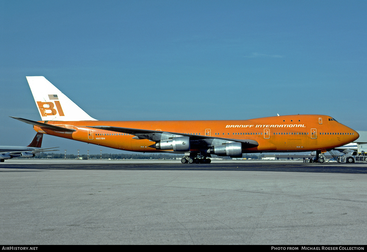 Aircraft Photo of N601BN | Boeing 747-127 | Braniff International Airways | AirHistory.net #554175