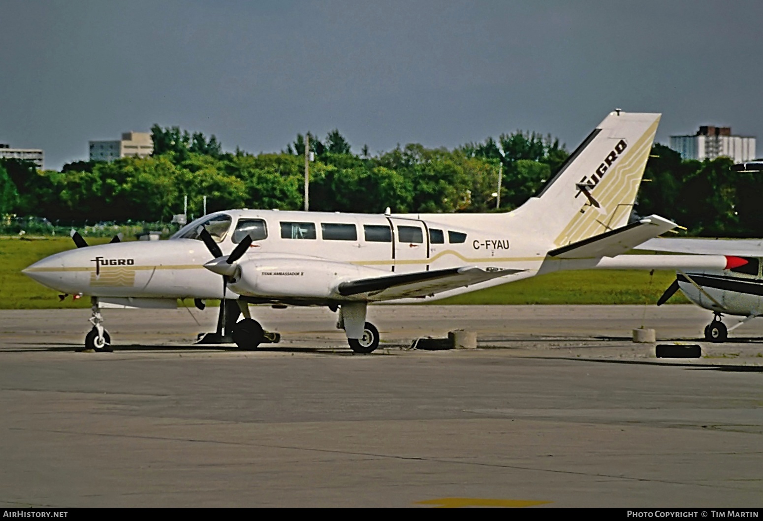 Aircraft Photo of C-FYAU | Cessna 404 Titan Ambassador II | Fugro Airborne Surveys | AirHistory.net #554183