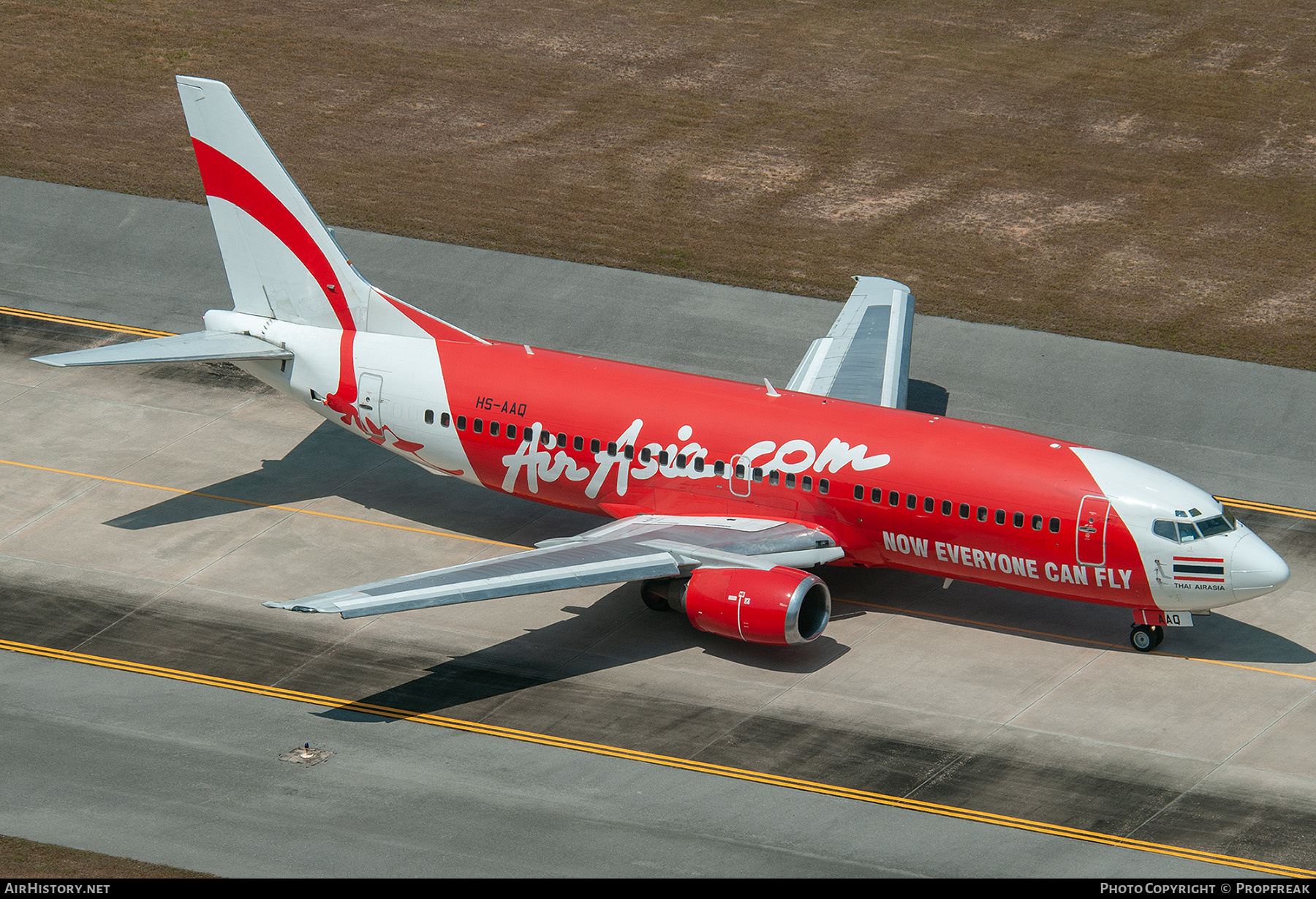 Aircraft Photo of HS-AAQ | Boeing 737-3T0 | AirAsia | AirHistory.net #554195