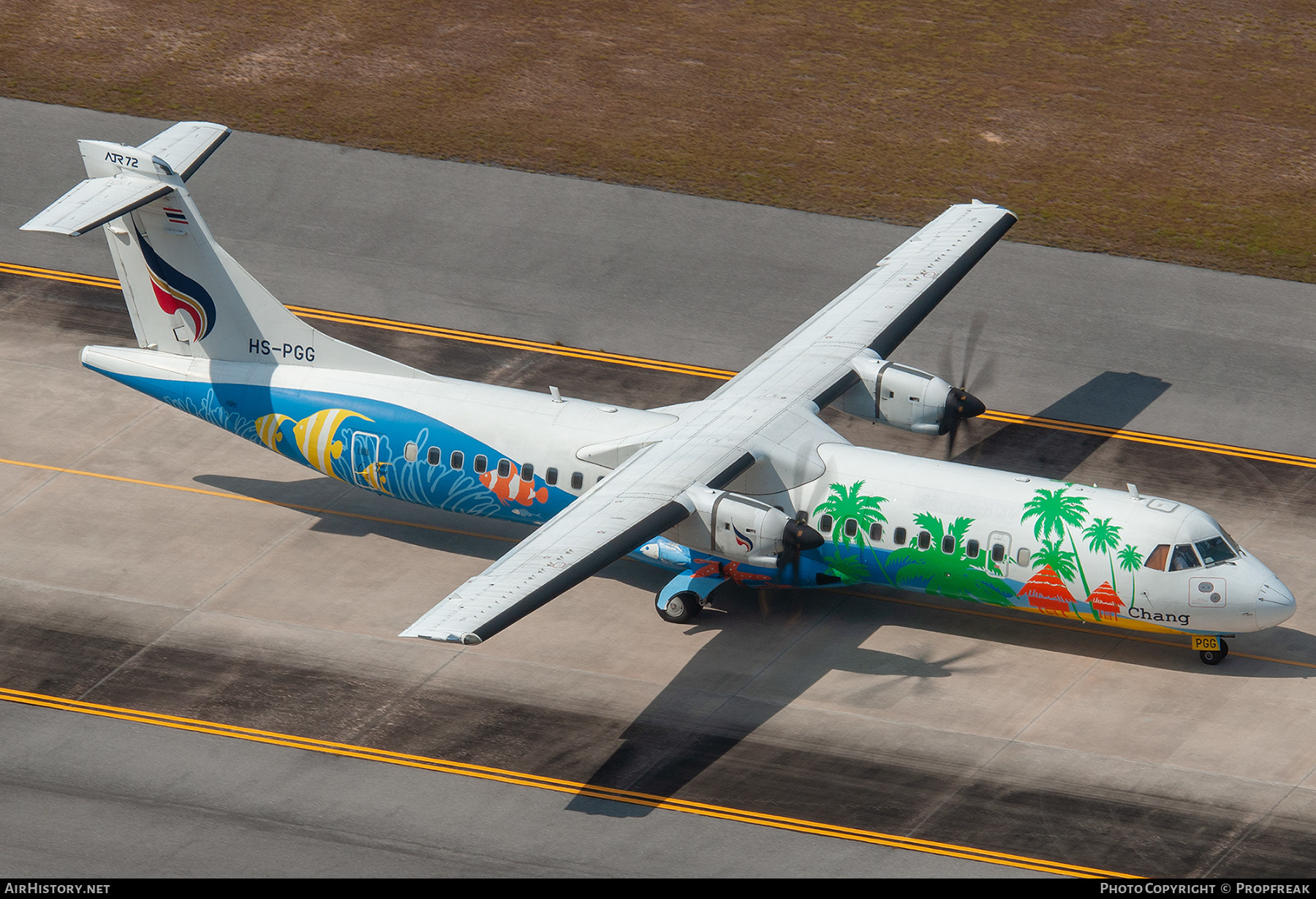 Aircraft Photo of HS-PGG | ATR ATR-72-500 (ATR-72-212A) | Bangkok Airways | AirHistory.net #554236