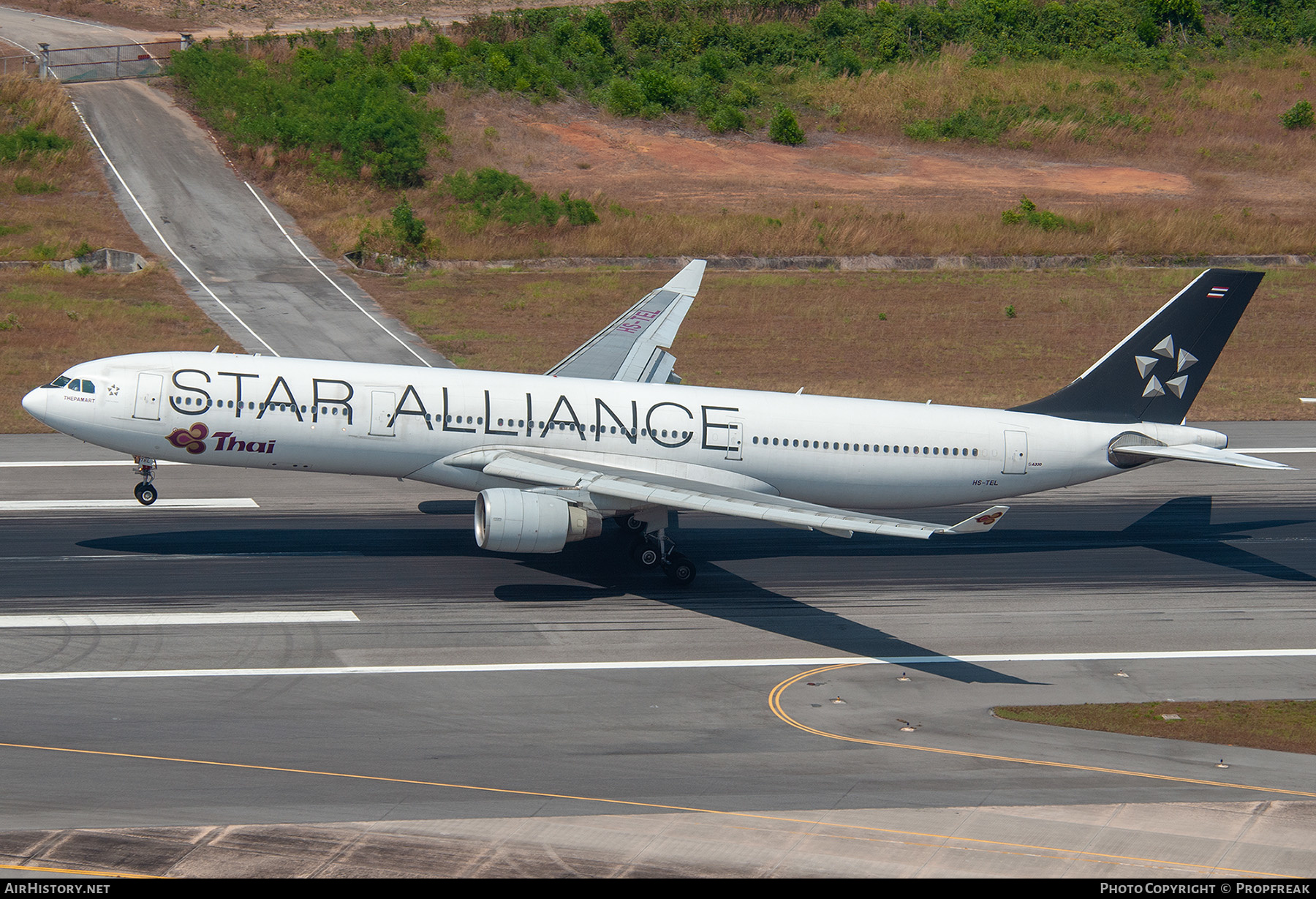 Aircraft Photo of HS-TEL | Airbus A330-322 | Thai Airways International | AirHistory.net #554237