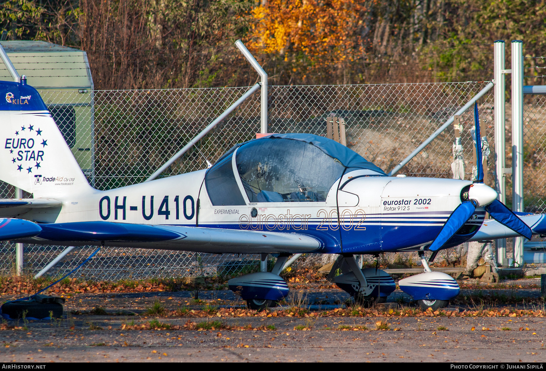 Aircraft Photo of OH-U410 | Evektor-Aerotechnik EV-97R Eurostar | Kevytilmailu (KILA) | AirHistory.net #554240