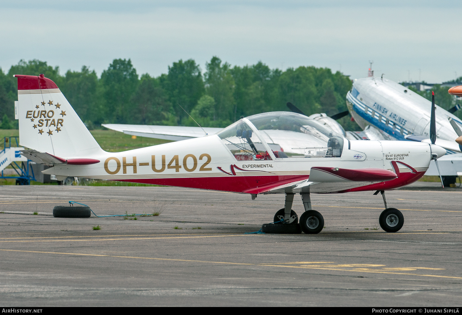 Aircraft Photo of OH-U402 | Evektor-Aerotechnik EV-97 Eurostar | AirHistory.net #554241