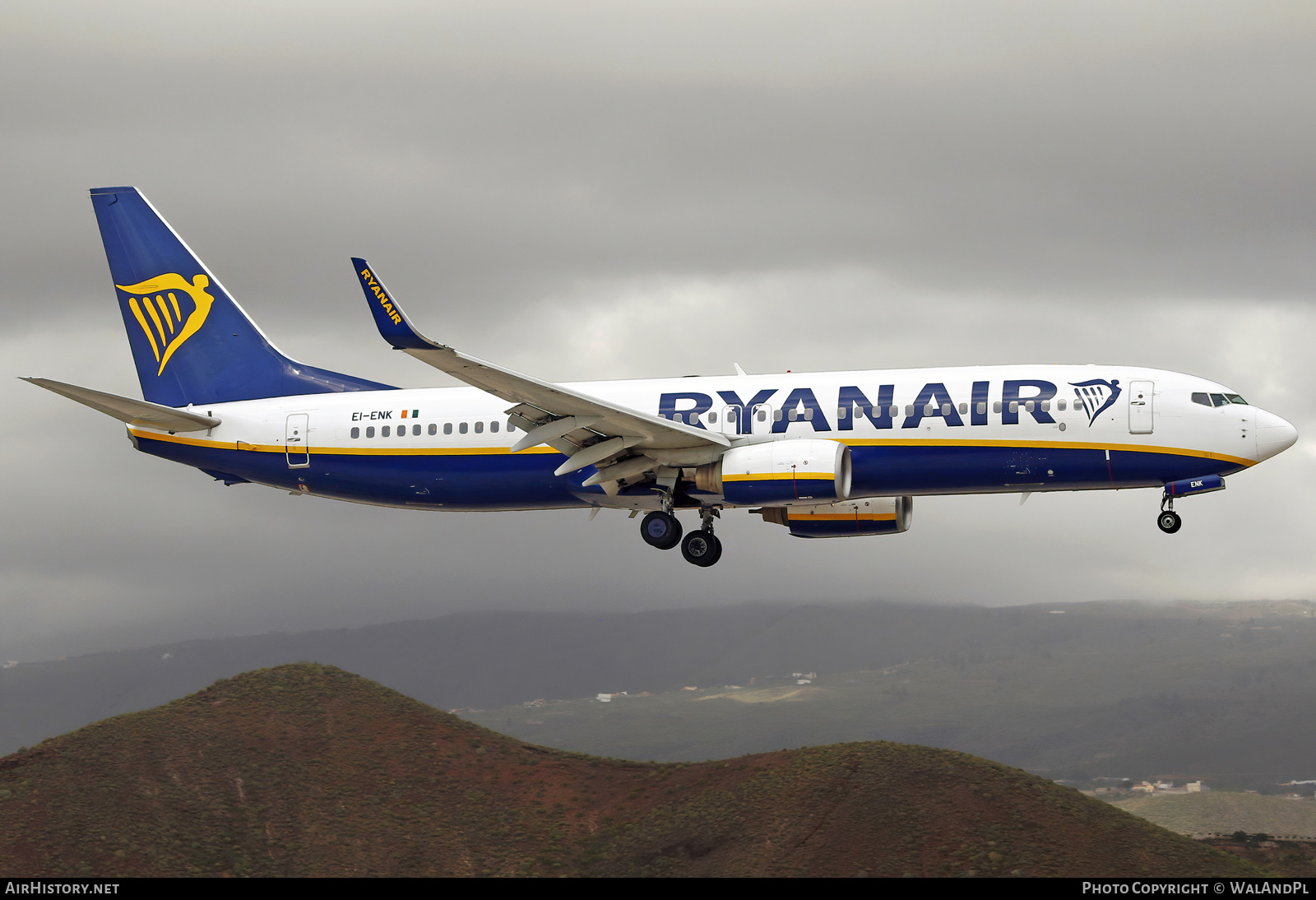 Aircraft Photo of EI-ENK | Boeing 737-8AS | Ryanair | AirHistory.net #554255