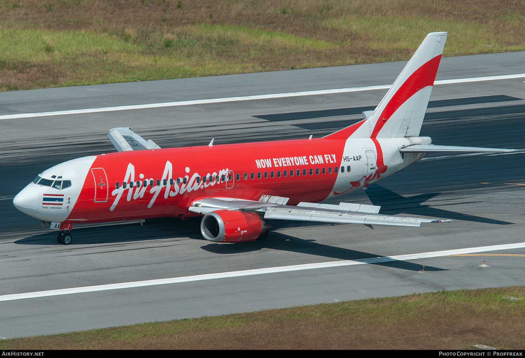 Aircraft Photo of HS-AAP | Boeing 737-3T0 | AirAsia | AirHistory.net #554257