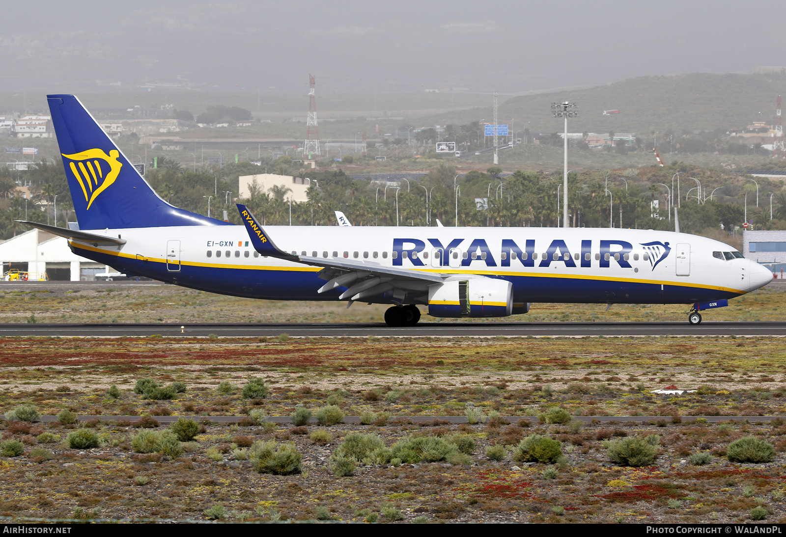 Aircraft Photo of EI-GXN | Boeing 737-800 | Ryanair | AirHistory.net #554259