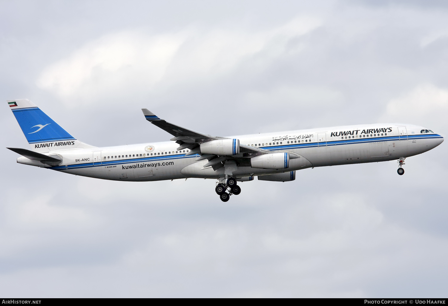 Aircraft Photo of 9K-ANC | Airbus A340-313 | Kuwait Airways | AirHistory.net #554265