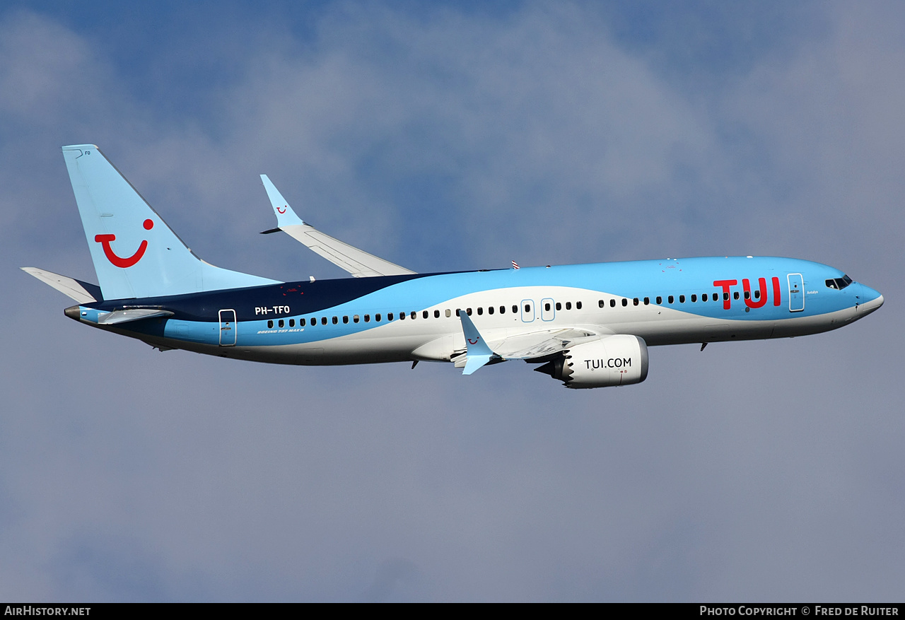 Aircraft Photo of PH-TFO | Boeing 737-8 Max 8 | TUI | AirHistory.net #554269