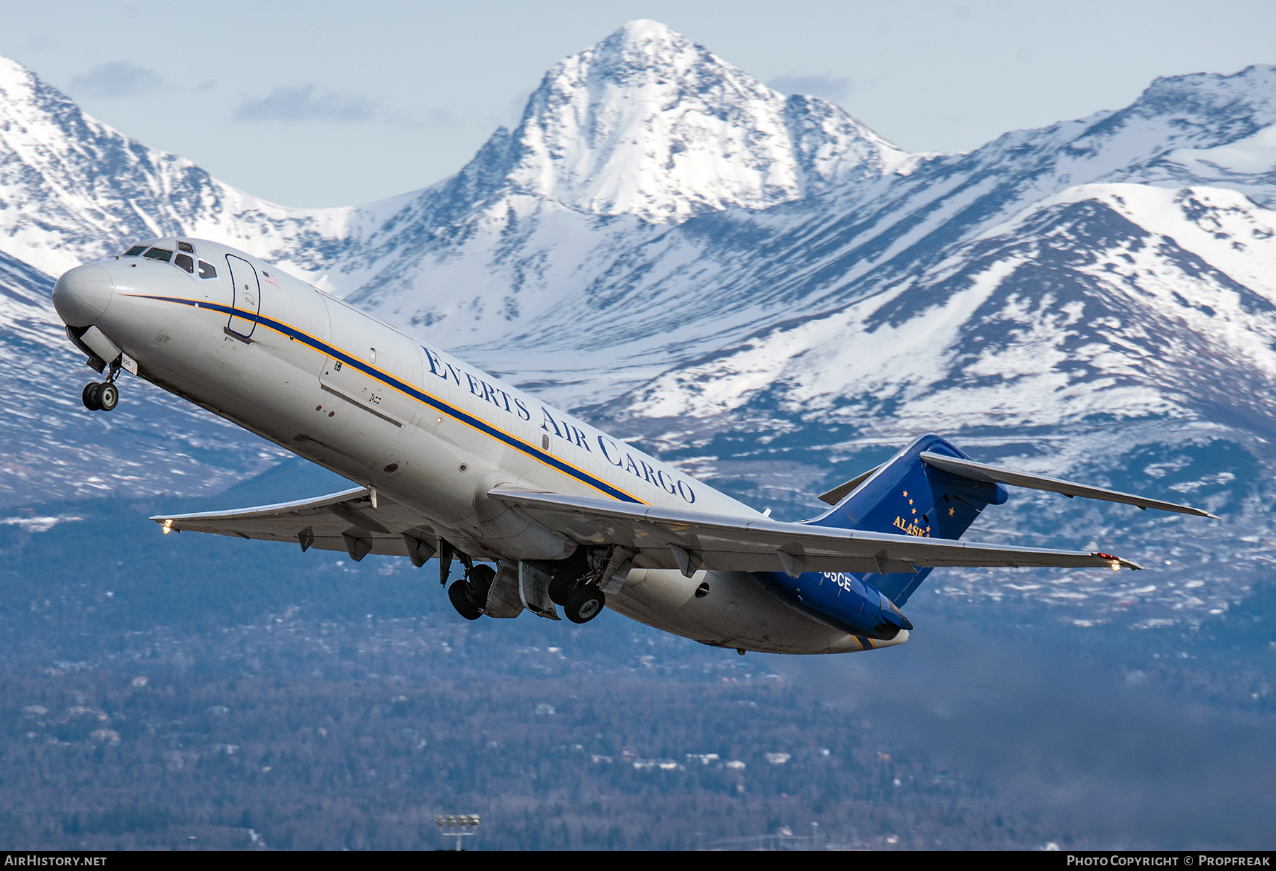 Aircraft Photo of N935CE | McDonnell Douglas DC-9-33F | Everts Air Cargo | AirHistory.net #554281