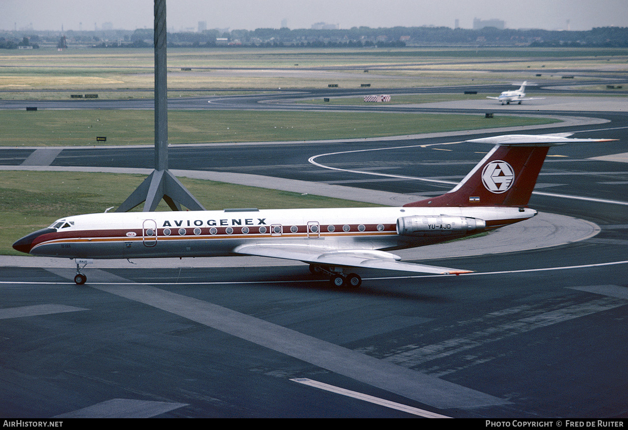 Aircraft Photo of YU-AJD | Tupolev Tu-134A | Aviogenex | AirHistory.net #554284