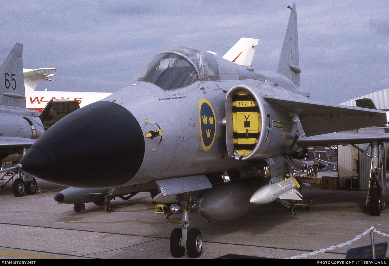 Aircraft Photo of 37023 | Saab AJ37 Viggen | Sweden - Air Force | AirHistory.net #554296