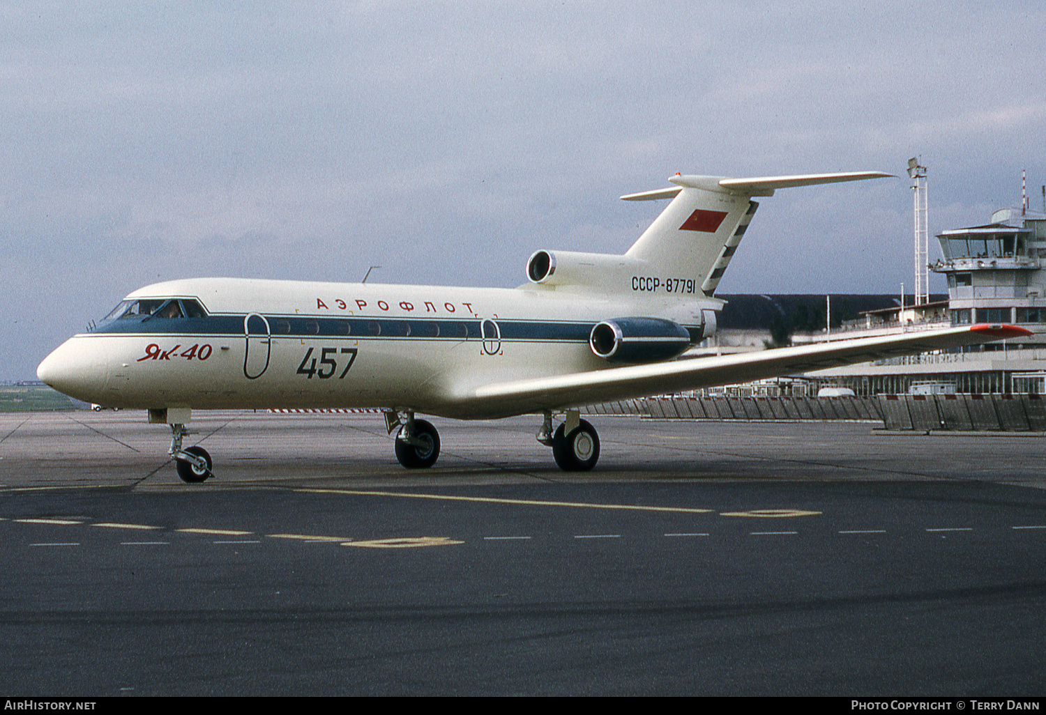 Aircraft Photo of CCCP-87791 | Yakovlev Yak-40 | Aeroflot | AirHistory.net #554316