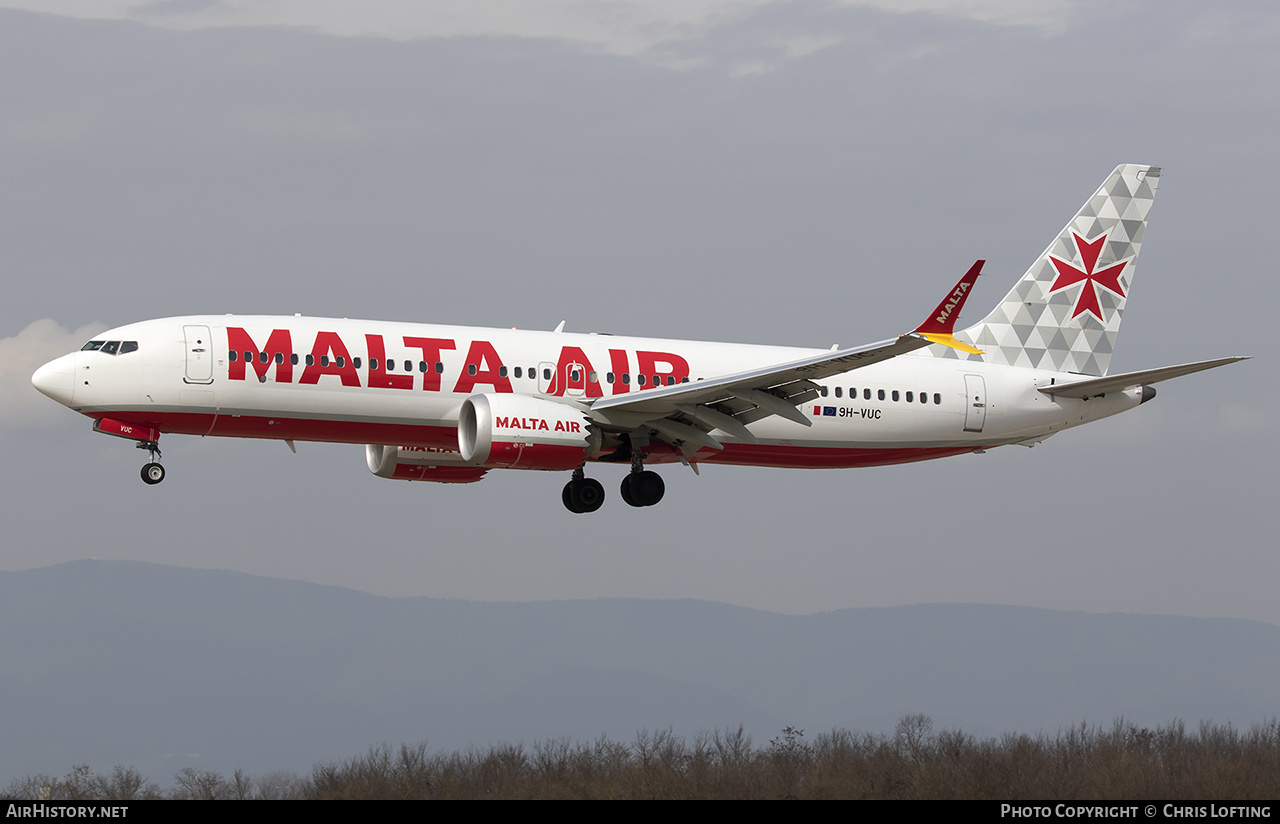 Aircraft Photo of 9H-VUC | Boeing 737-8200 Max 200 | Malta Air | AirHistory.net #554318