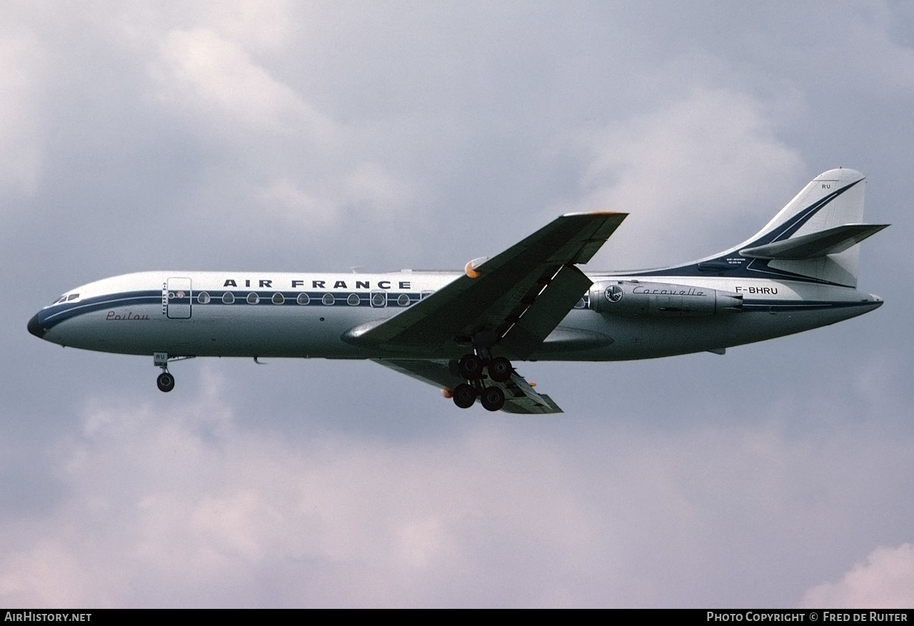 Aircraft Photo of F-BHRU | Sud SE-210 Caravelle III | Air France | AirHistory.net #554327
