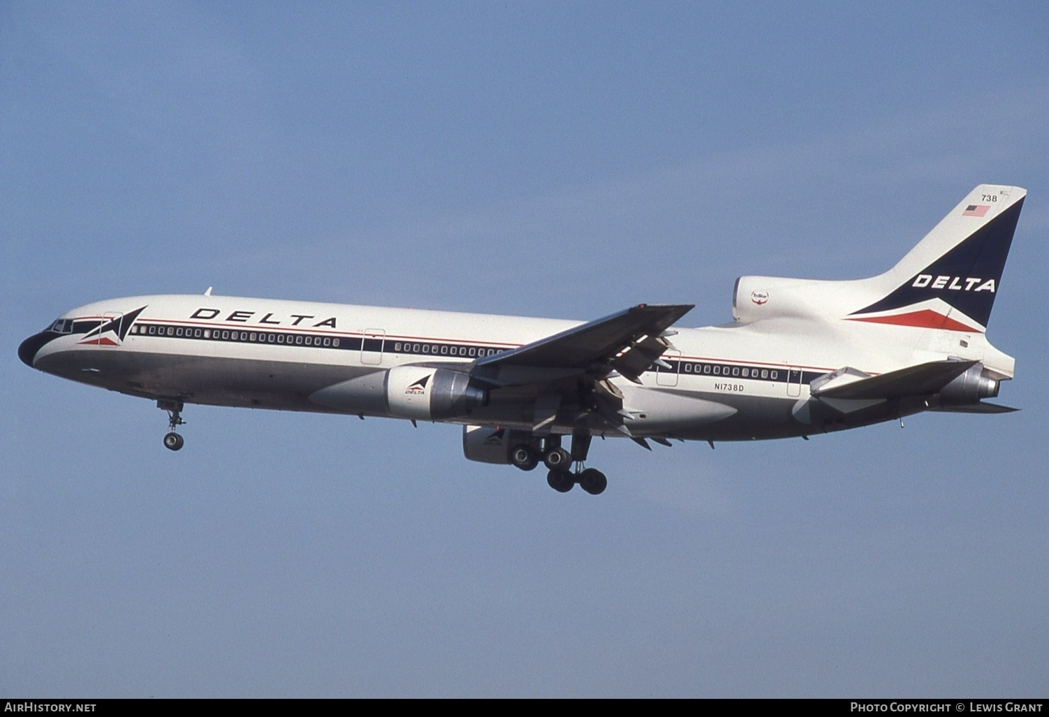 Aircraft Photo of N1738D | Lockheed L-1011-385-1-15 TriStar 250 | Delta Air Lines | AirHistory.net #554339