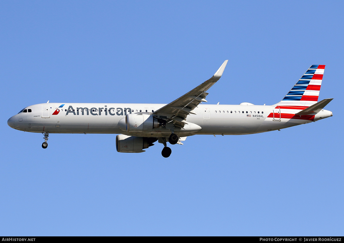 Aircraft Photo of N458AL | Airbus A321-253NX | American Airlines | AirHistory.net #554373