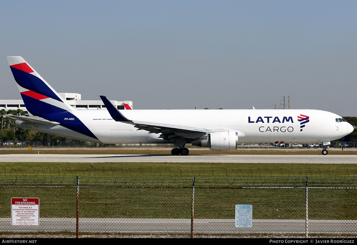 Aircraft Photo of PR-ABD | Boeing 767-316F/ER | LATAM Cargo | AirHistory.net #554384