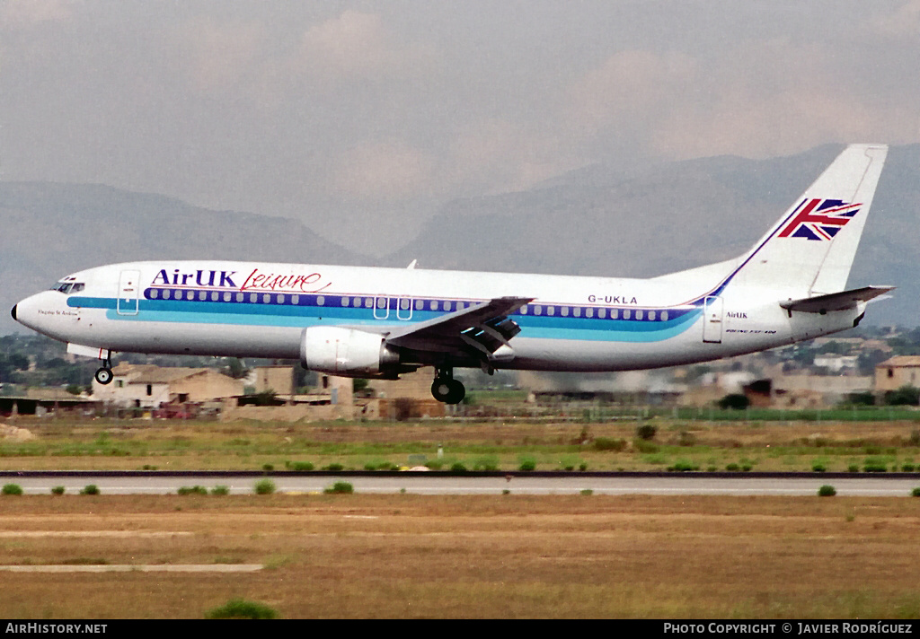 Aircraft Photo of G-UKLA | Boeing 737-4Y0 | Air UK Leisure | AirHistory.net #554398