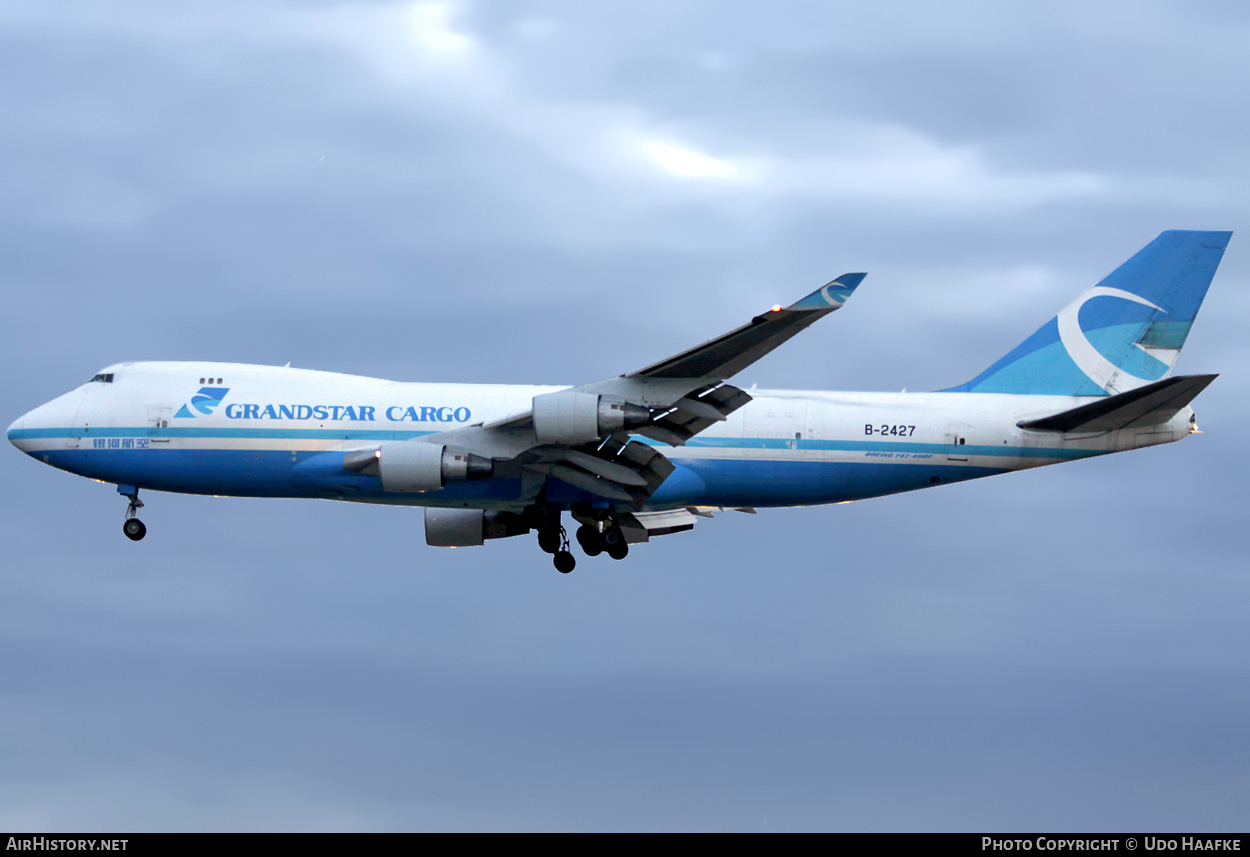 Aircraft Photo of B-2427 | Boeing 747-4B5F/SCD | Grandstar Cargo | AirHistory.net #554473