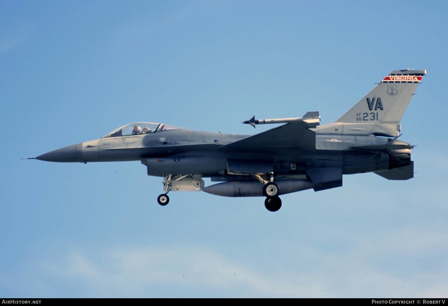 Aircraft Photo of 86-0231 / AF86-231 | General Dynamics F-16C Fighting Falcon | USA - Air Force | AirHistory.net #554508