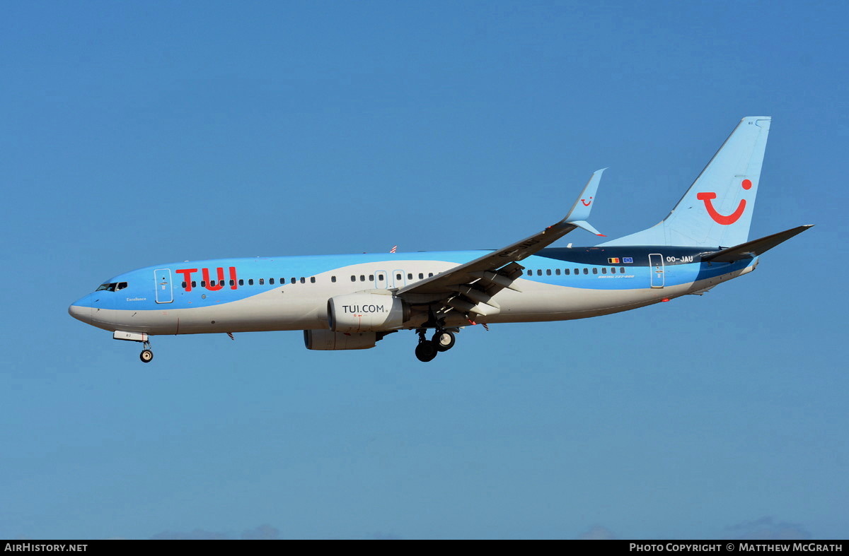 Aircraft Photo of OO-JAU | Boeing 737-8K5 | TUI | AirHistory.net #554515