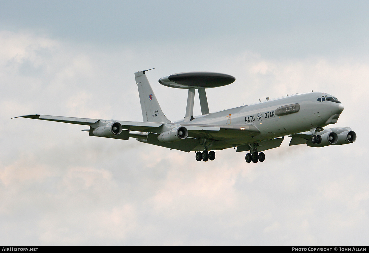 Aircraft Photo of LX-N90447 | Boeing E-3A Sentry | Luxembourg - NATO | AirHistory.net #554517