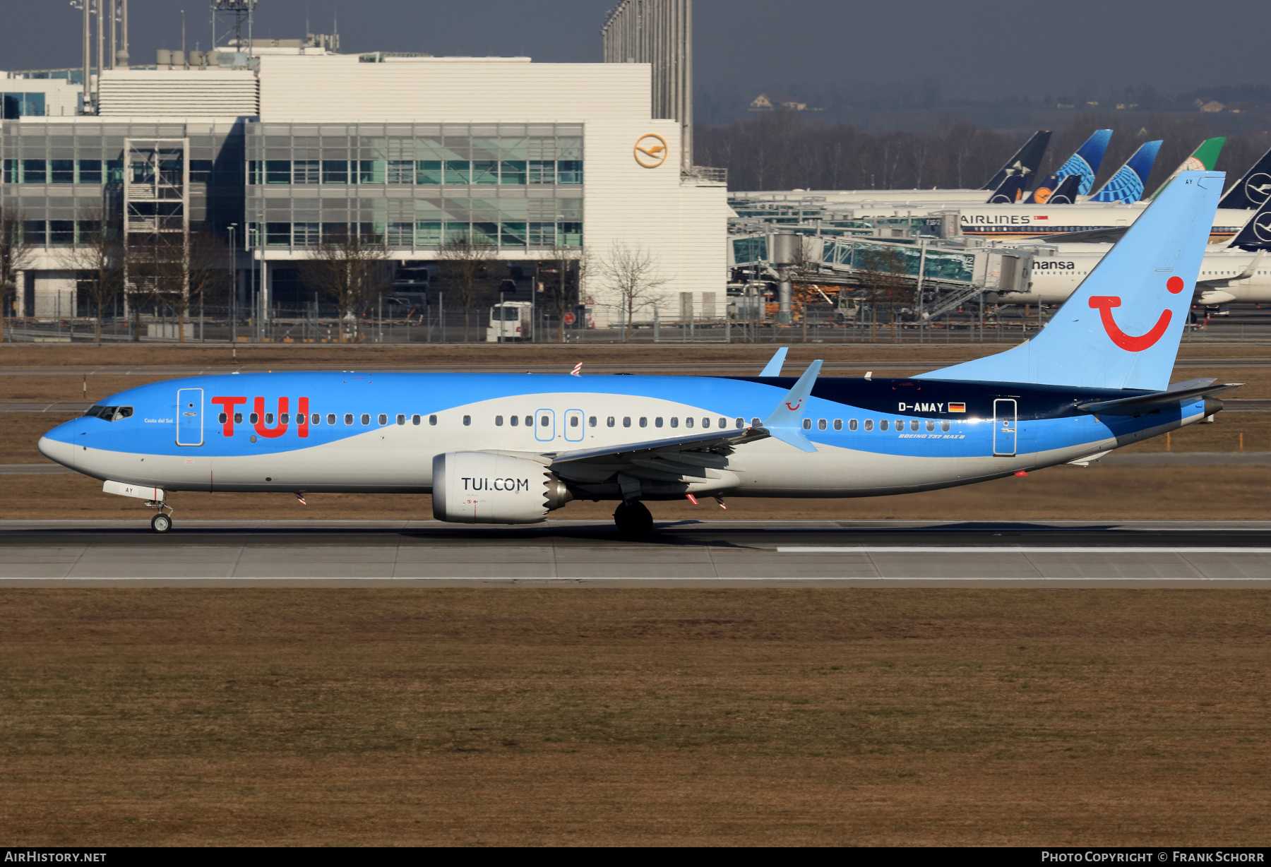 Aircraft Photo of D-AMAY | Boeing 737-8 Max 8 | TUI | AirHistory.net #554530