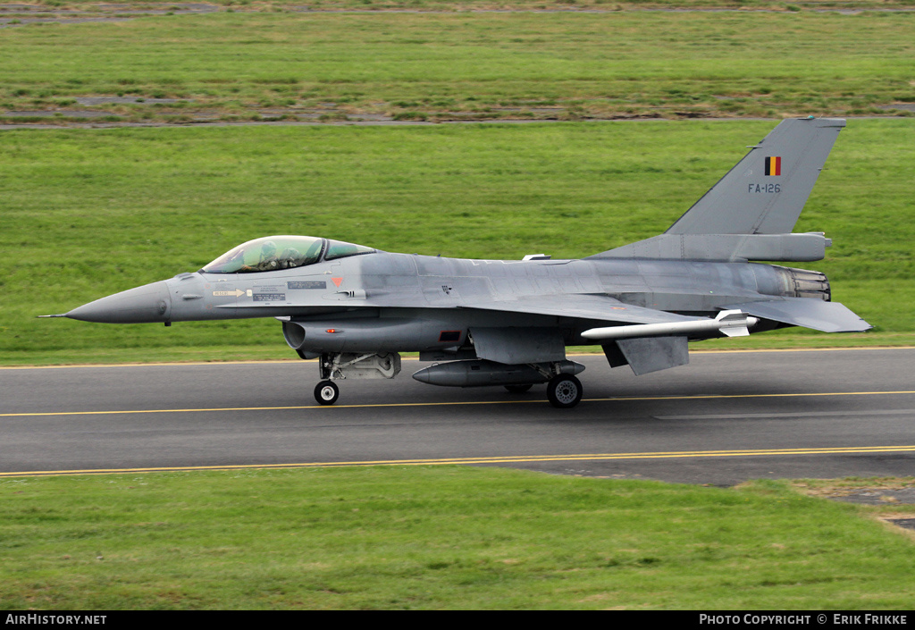Aircraft Photo of FA-126 | General Dynamics F-16AM Fighting Falcon | Belgium - Air Force | AirHistory.net #554534