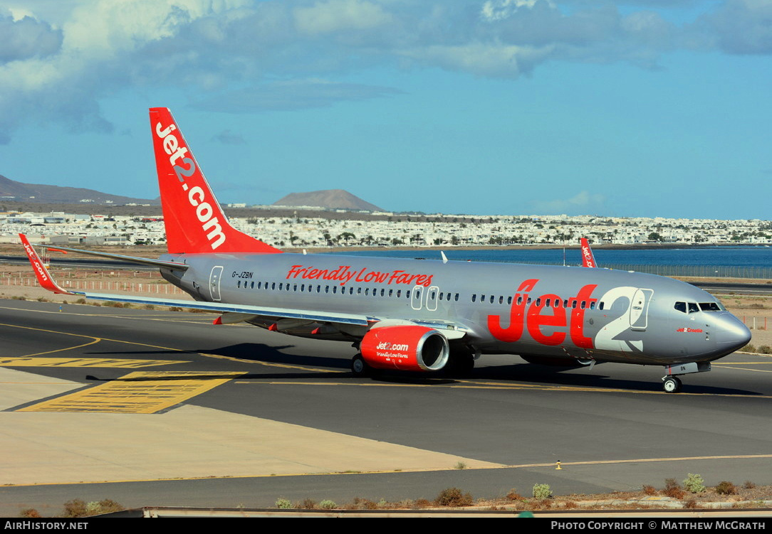 Aircraft Photo of G-JZBN | Boeing 737-800 | Jet2 | AirHistory.net #554536