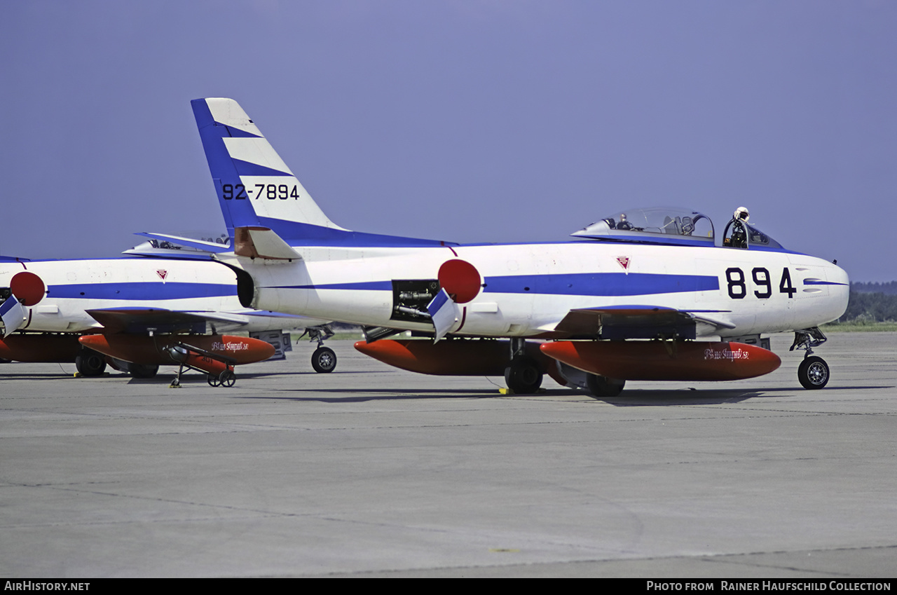 Aircraft Photo of 92-7894 | North American F-86F Sabre | Japan - Air Force | AirHistory.net #554538