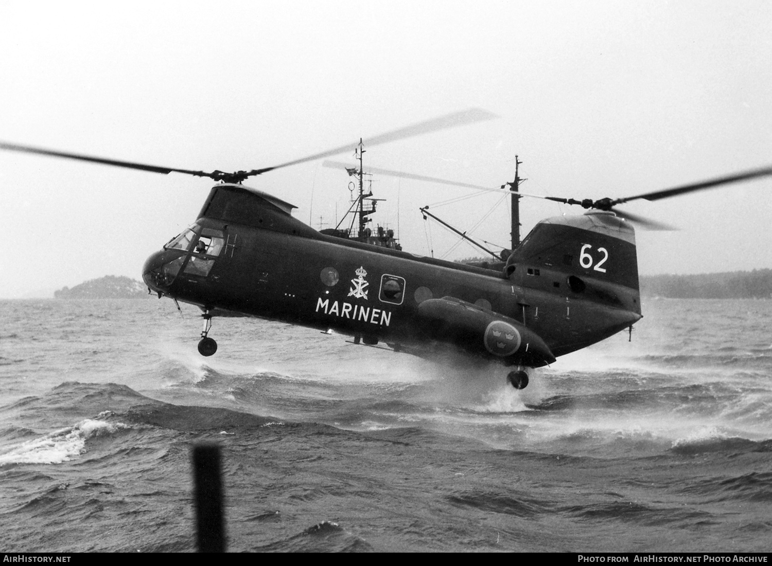 Aircraft Photo of 04062 | Boeing Vertol Hkp 4B | Sweden - Navy | AirHistory.net #554544