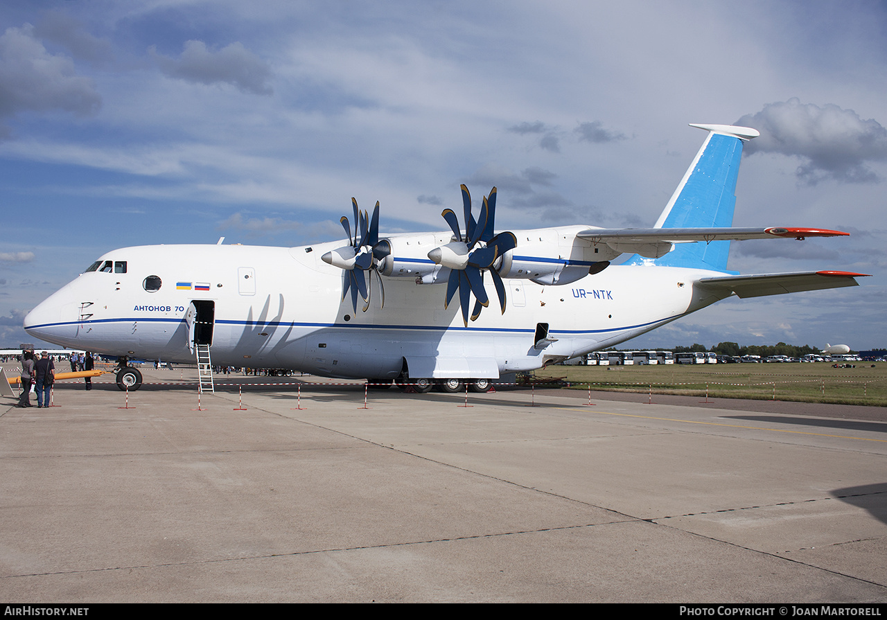 Aircraft Photo of UR-NTK | Antonov An-70 | Antonov Design Bureau | AirHistory.net #554579